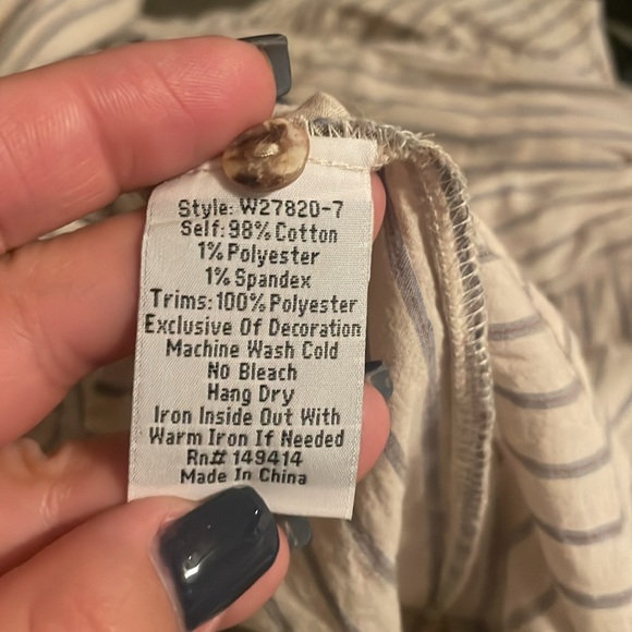 JOHNNY WAS WORKSHOP EMBROIDERED SHIRT BOHO CHIC. - Picture 9 of 10